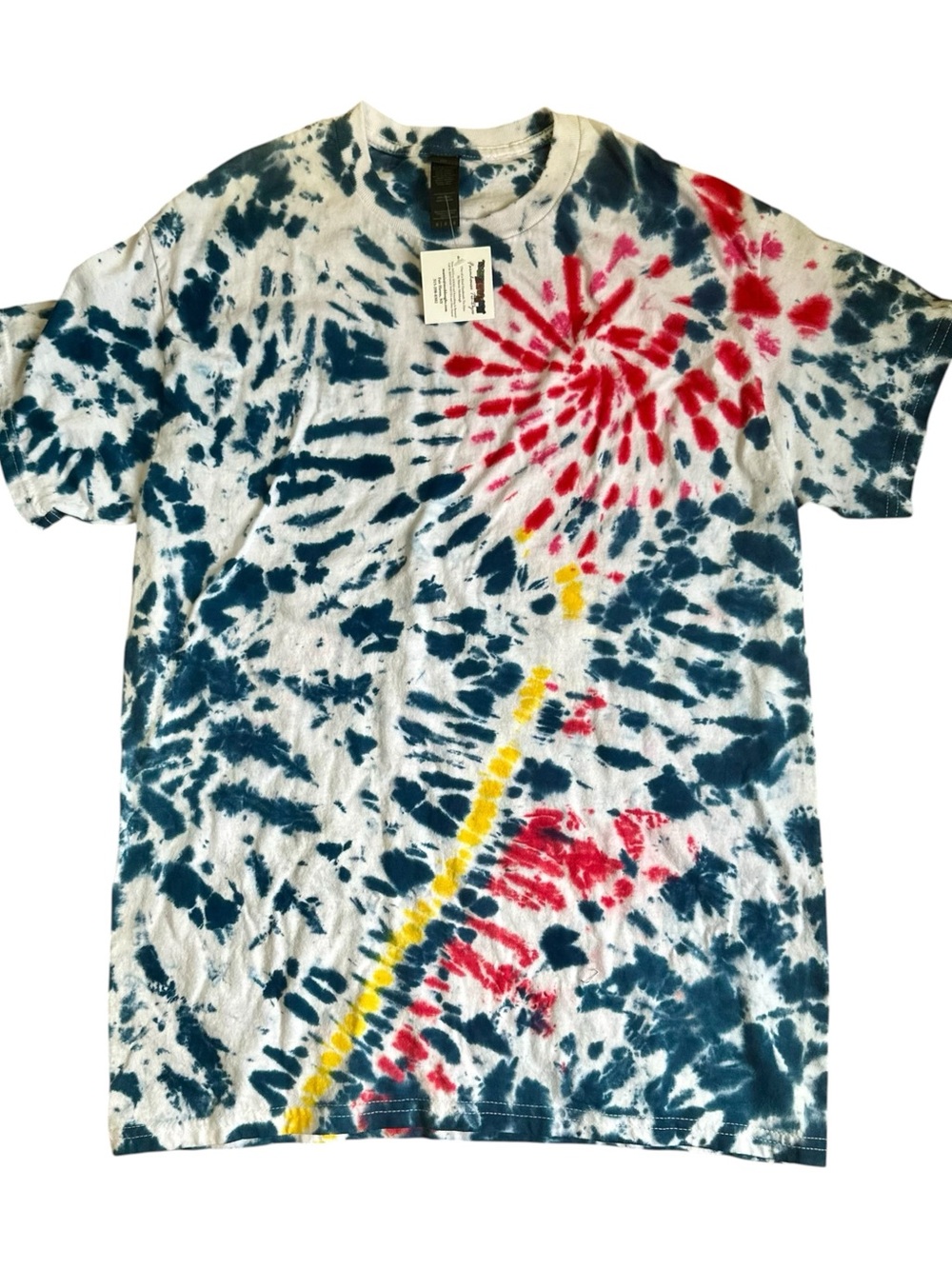 Handmade Tie-Dye Red, White & Blue – Women’s Medium